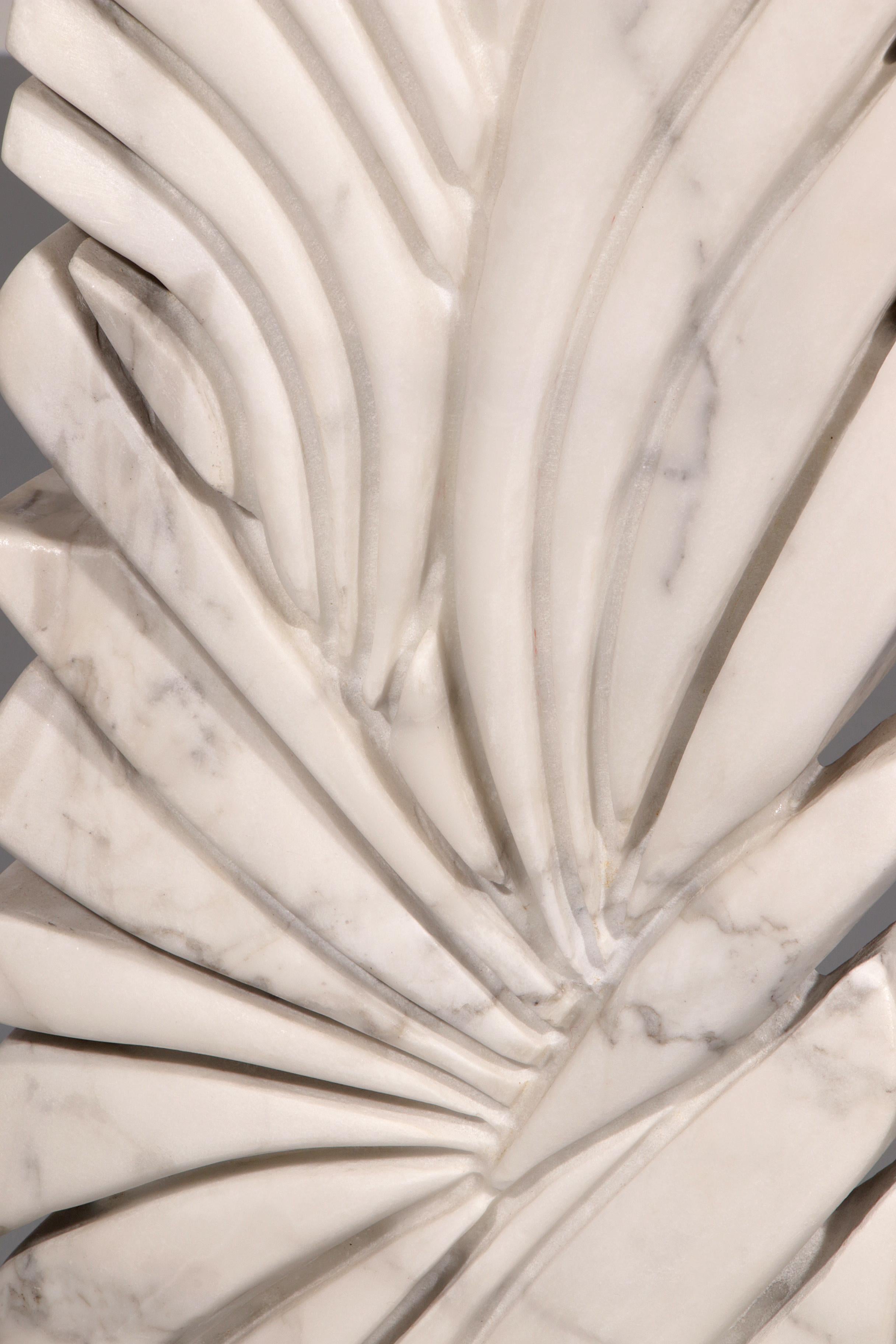 Fine XX secolo Il capolavoro in marmo di Carrara di Armando Rosato del 1977 in vendita