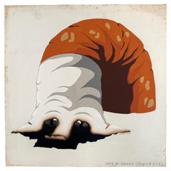 Armando Testa, Tobacco dog, 7-color silkscreen print, 1979