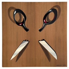 Armando Testa, Walrus from plywood, 12-color silkscreen print, 1978