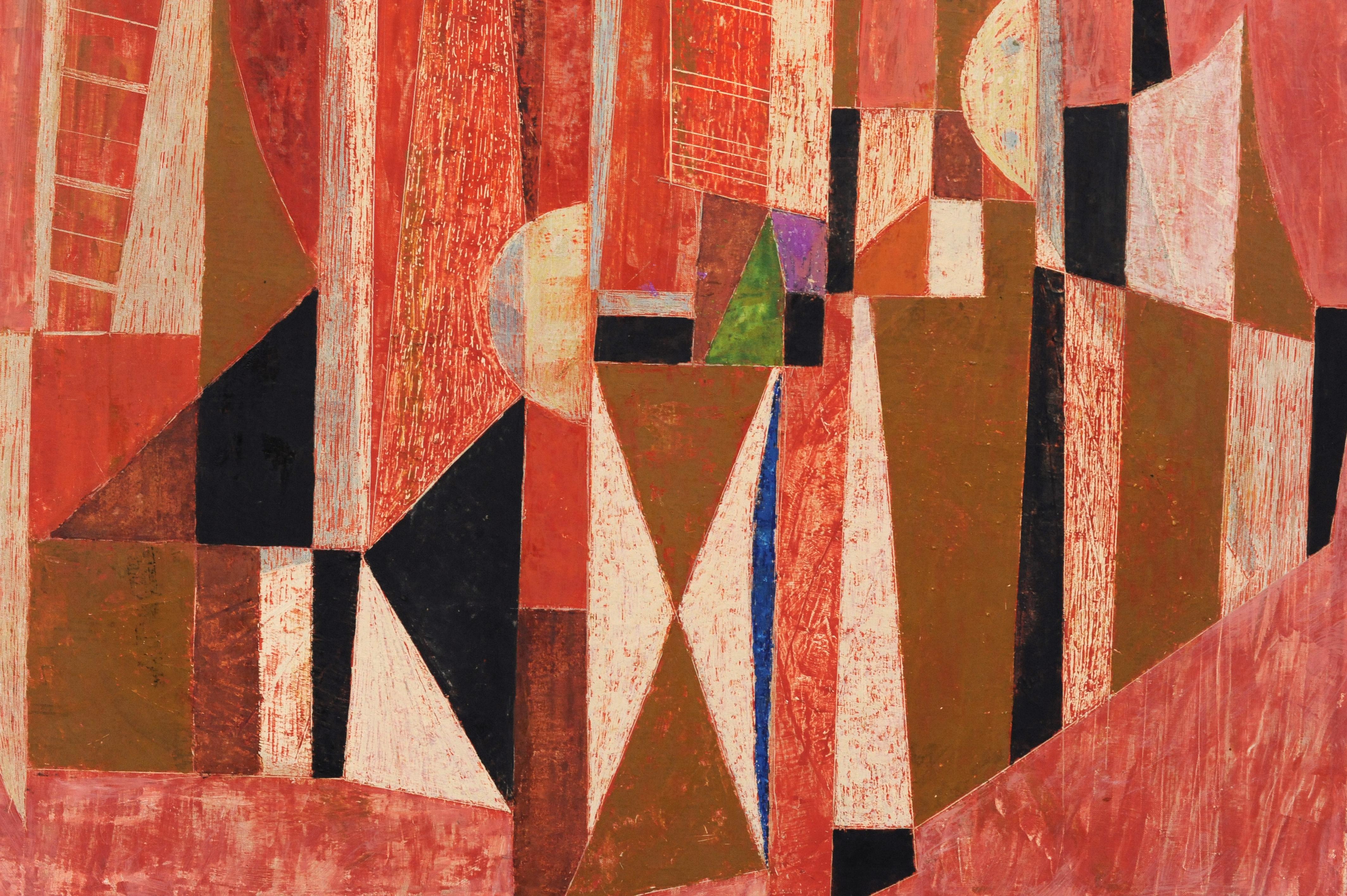 Armando Villegas Abstract Modern Latin American Painting OAS Exhibited, 1958 2