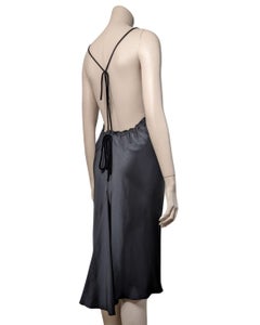 Vestido de satén sin espalda Armani