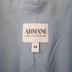 Armani bCollezioni traje pantalón de lino azul claro