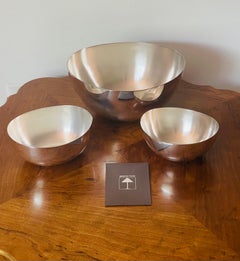 Armani Casa: 3er-Set Ingwerschalen-Set aus ovalem Metall