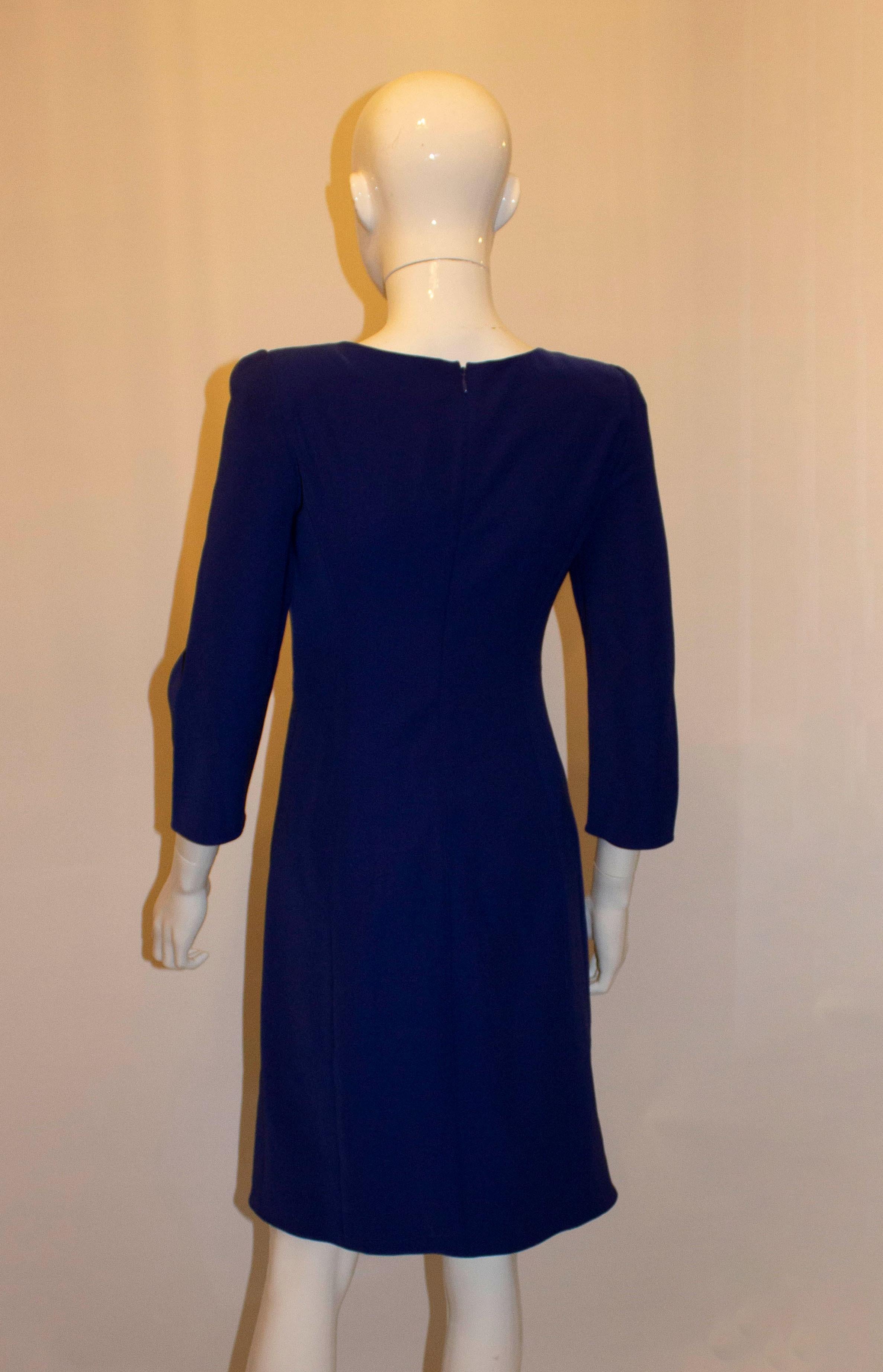 Armani Colezzioni - Robe de cocktail bleue Bon état - En vente à London, GB