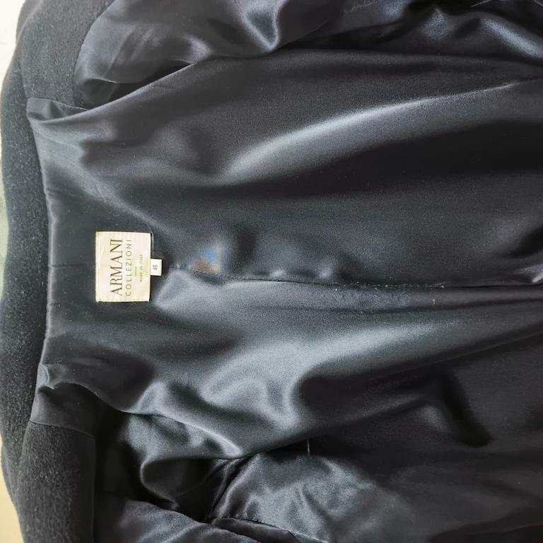 Armani Collezioni  1940s Black Wool Tailcoat & Waistcoat (Smoking Suit) en vente 7