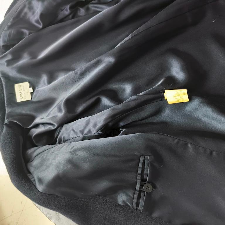 Armani Collezioni  1940s Black Wool Tailcoat & Waistcoat (Smoking Suit) en vente 9