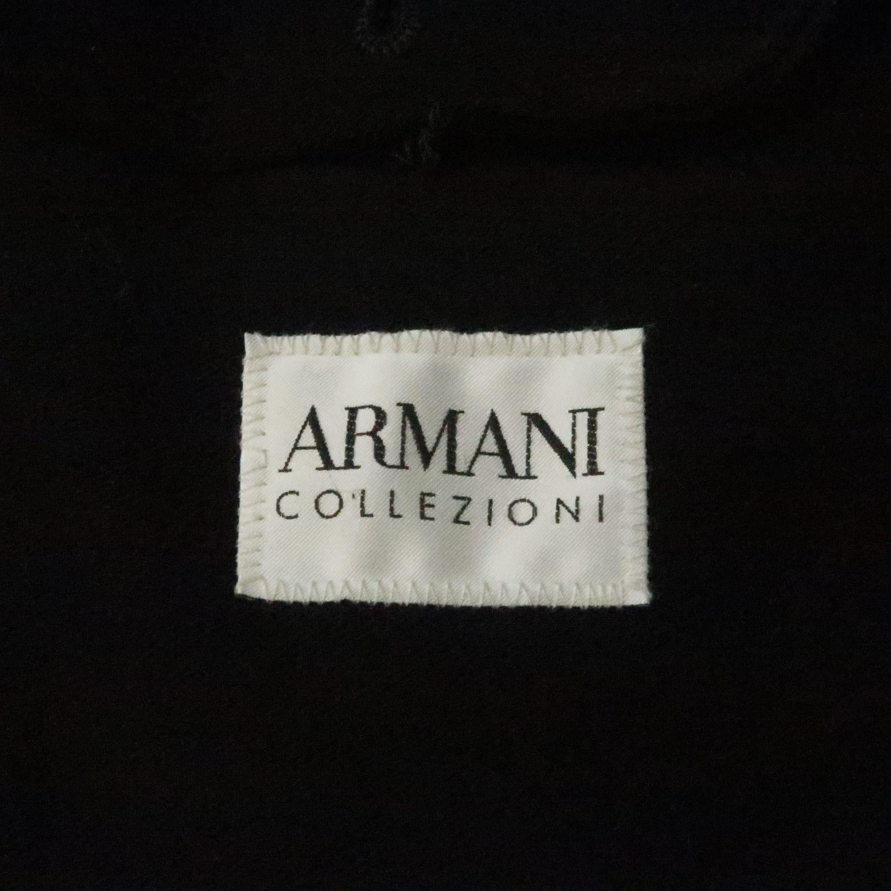 ARMANI COLLEZIONI 38 Brown Rayon / Cotton Jacket 7