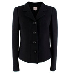 Armani Collezioni Black Button-Up Blazer - Size US2