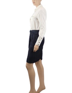 Armani Collezioni EU 38 Black and Navy Skirt
