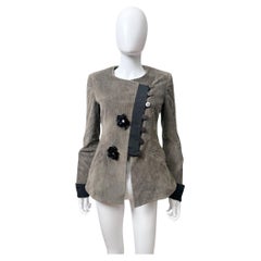 Armani Collezioni F/W 2003 Brown Button Up Jacket.