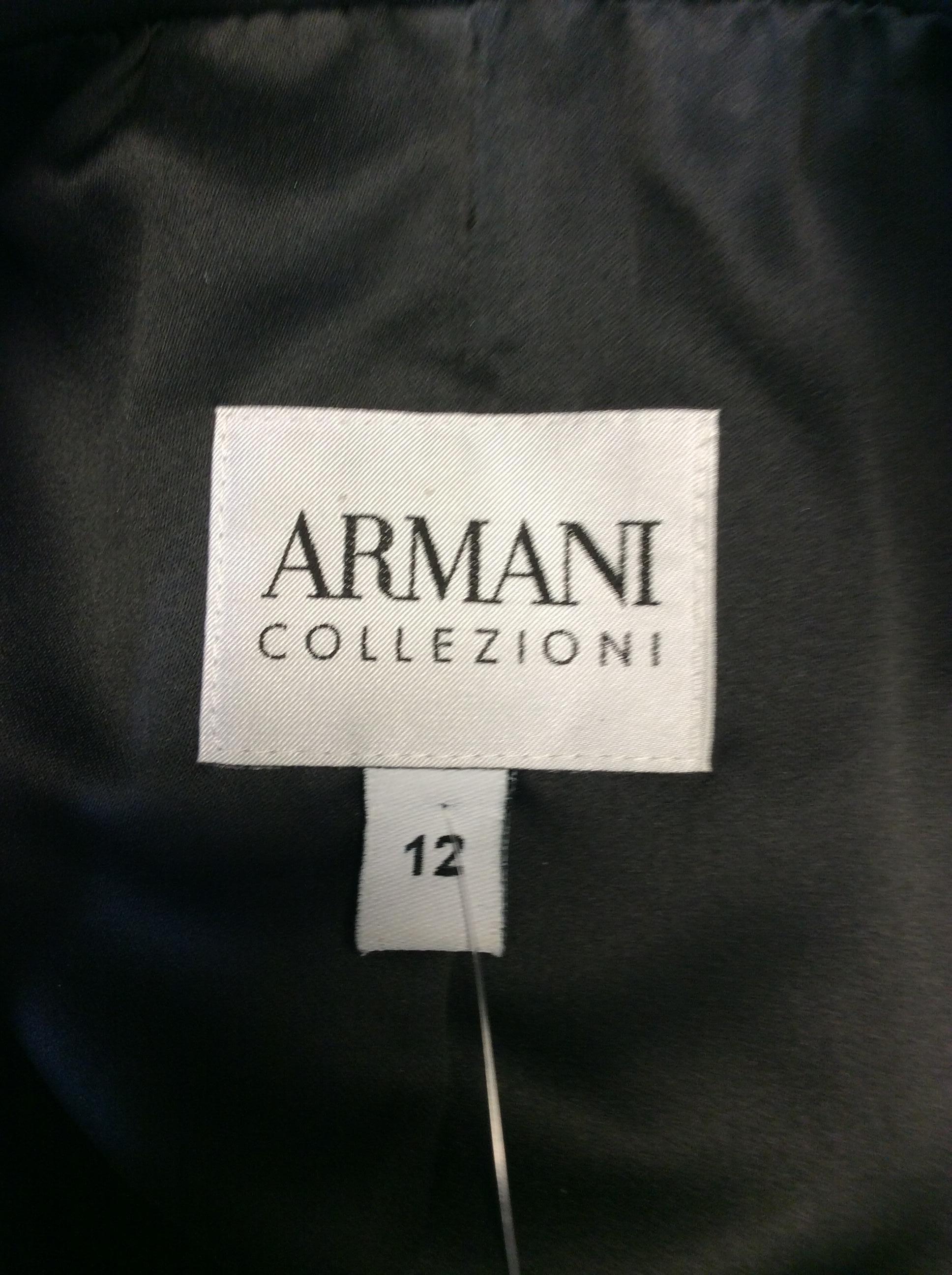 Armani Collezioni Grey Silk Jacket For Sale 2
