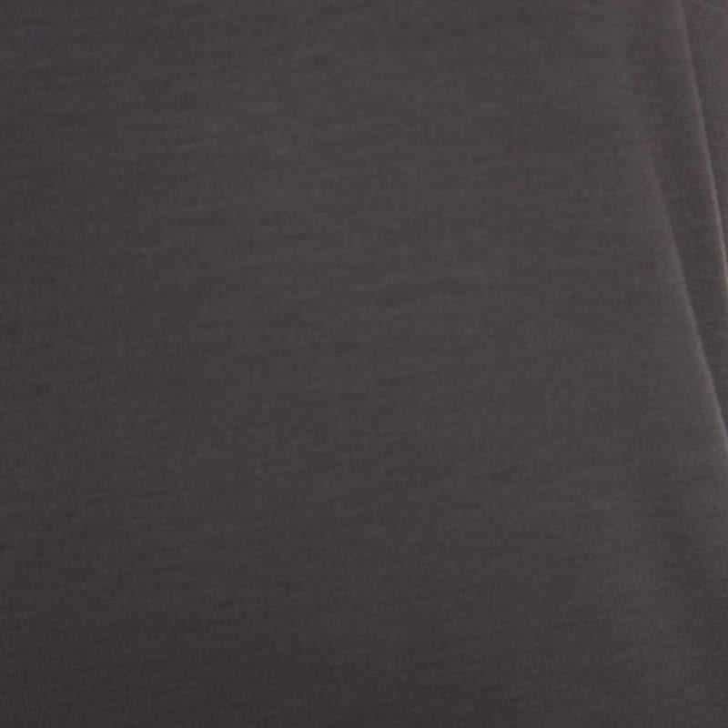 Armani Collezioni Grey Stretch Knit Sleeveless Top L In Excellent Condition In Dubai, Al Qouz 2