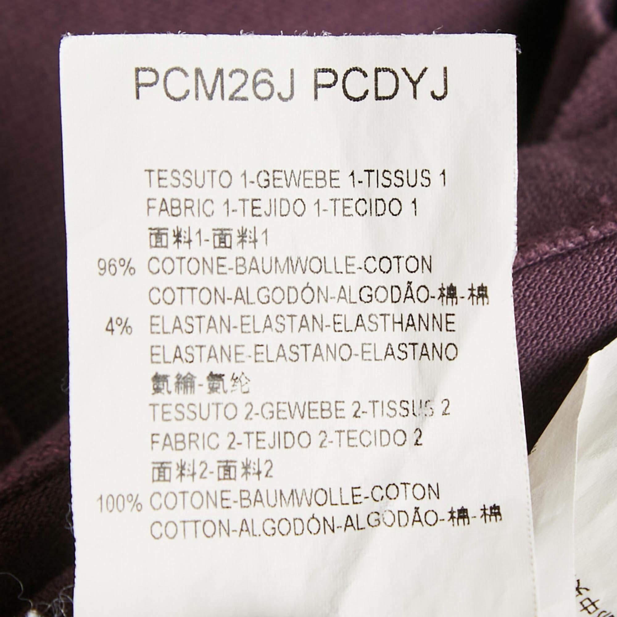 Armani Collezioni Polo de Piqué de Algodón Bordado con Logotipo Morado L en venta 3