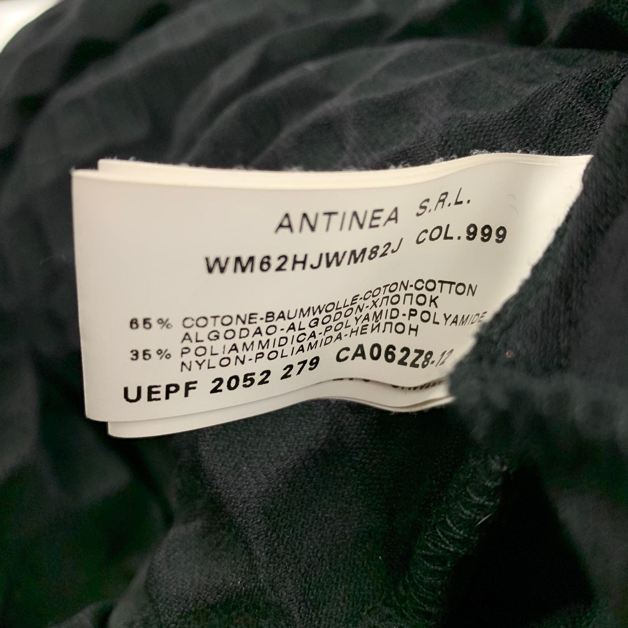 Women's ARMANI COLLEZIONI Size 12 Black Cotton Polyamide Turtleneck Top For Sale