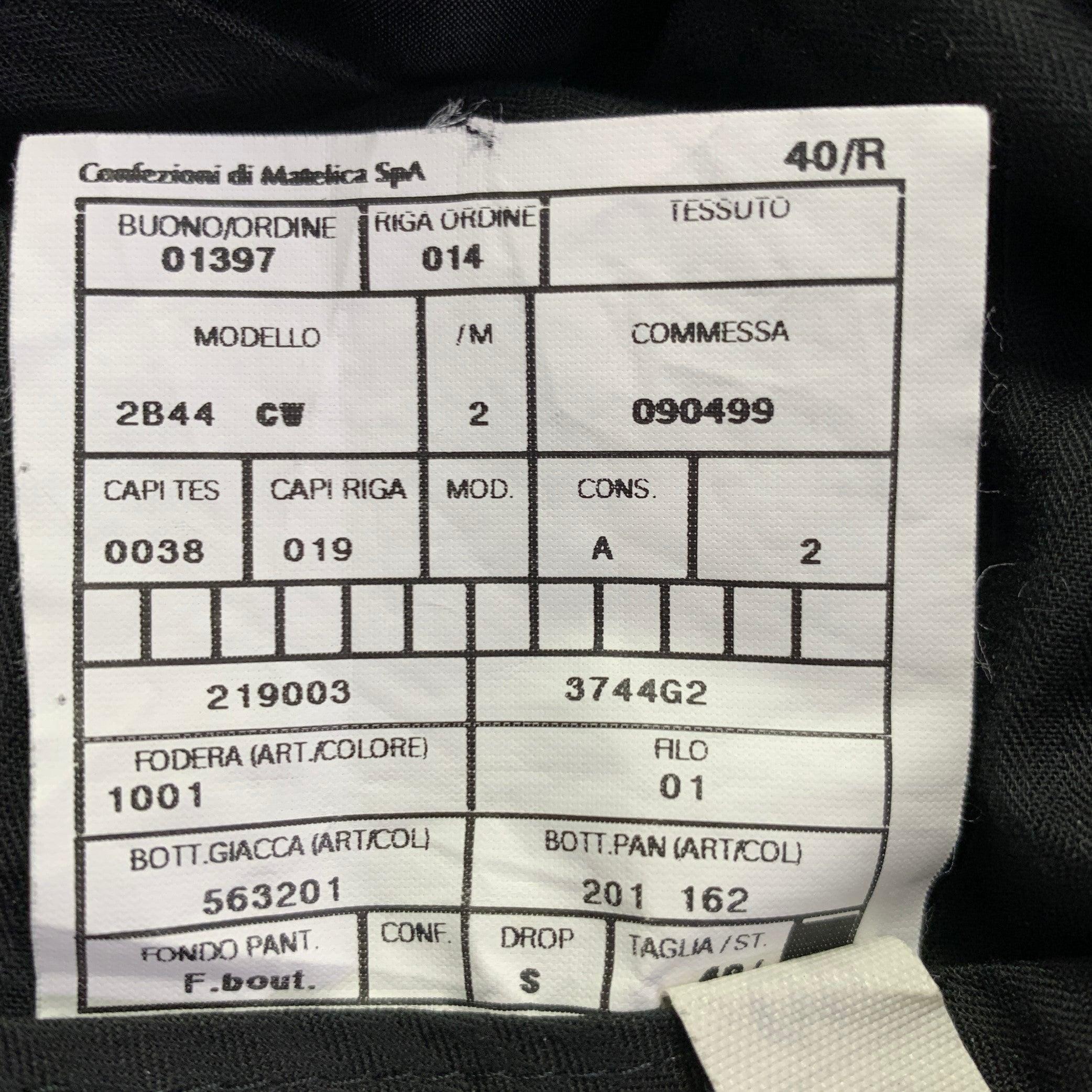 ARMANI COLLEZIONI Size 33 Black Flat Front Dress Pants For Sale 1