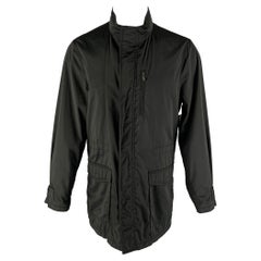 ARMANI COLLEZIONI Chaqueta cortavientos de poliéster negra talla 40