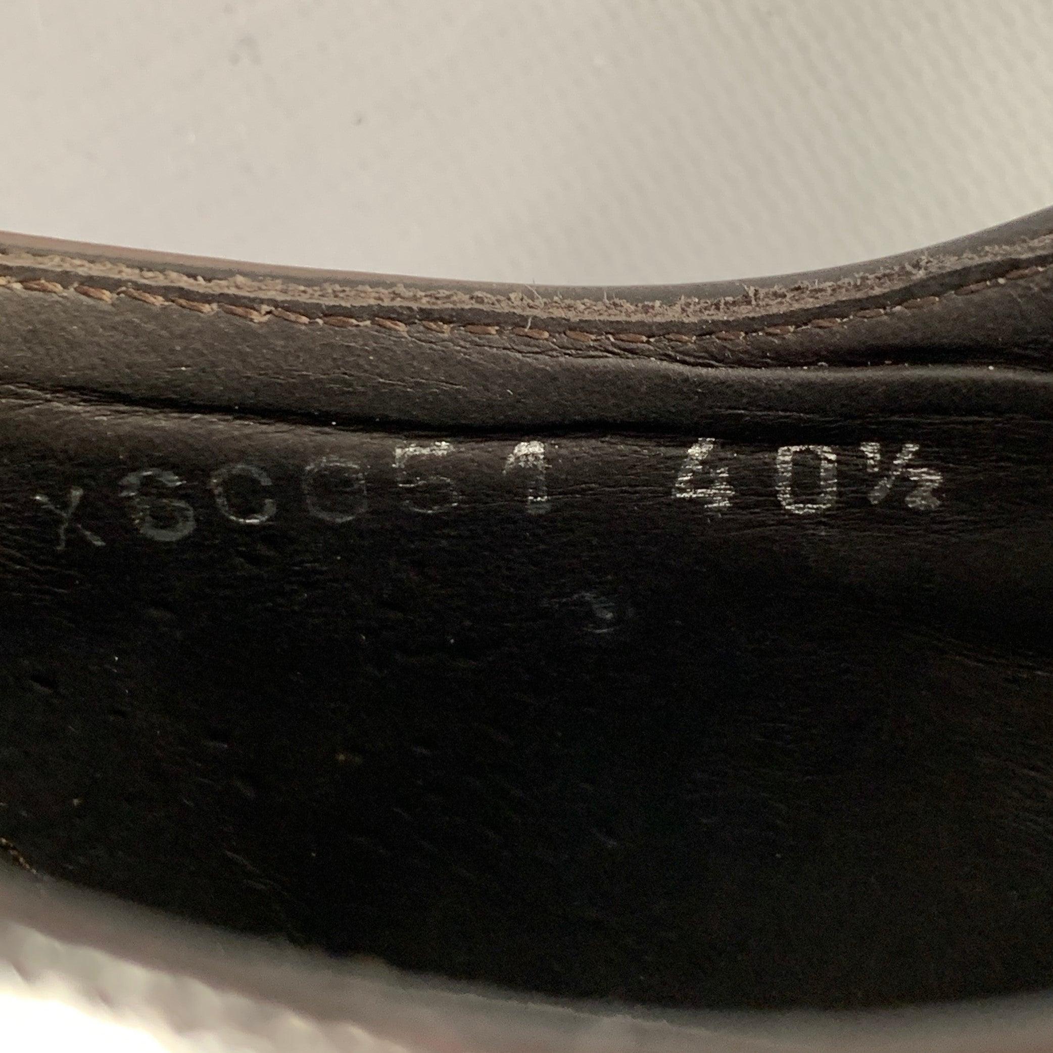 ARMANI COLLEZIONI Size 7.5 Brown Leather Derby Lace-Up Shoes For Sale 3