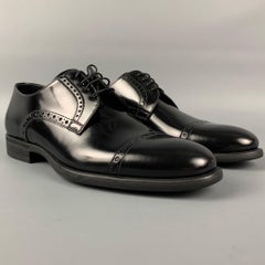 ARMANI COLLEzioni Taille 8 - Chaussures noires perforées à bout ouvert