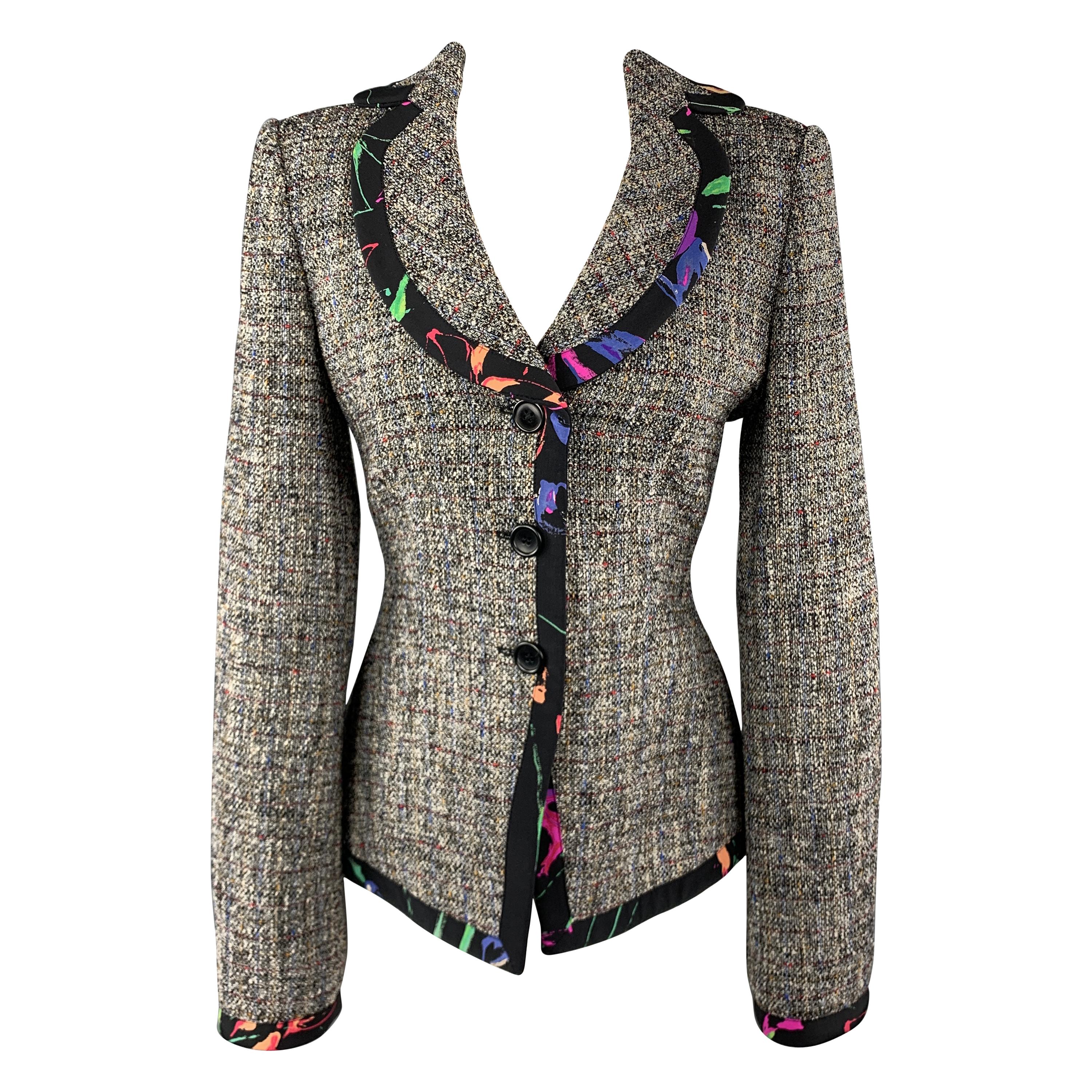 armani tweed jacket