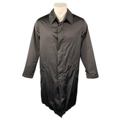 ARMANI COLLEZIONI Talla M Negro Impermeable Poliéster Repelente al Agua