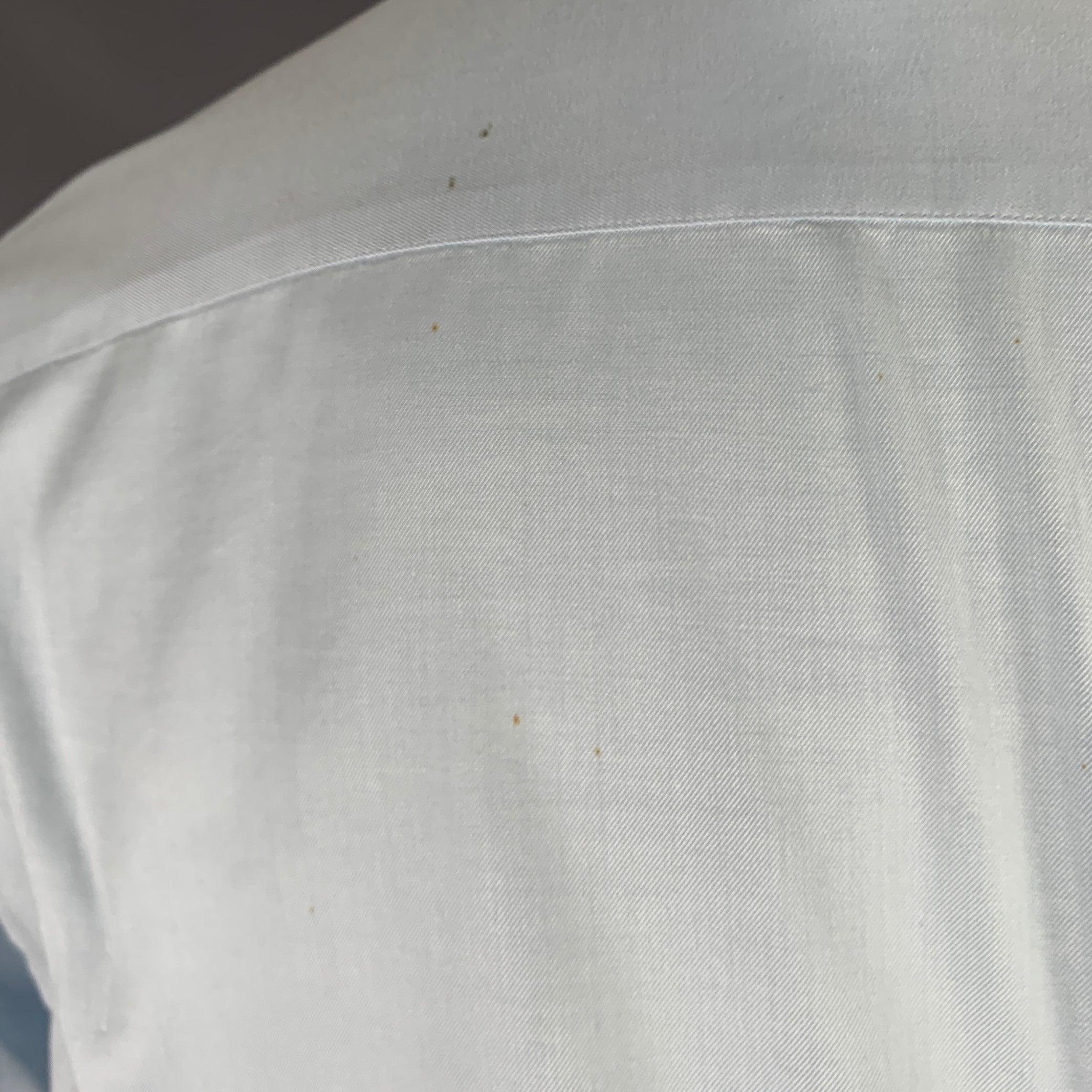 ARMANI COLLEZIONI Size S Light Blue Cotton Long Sleeve Shirt For Sale 1