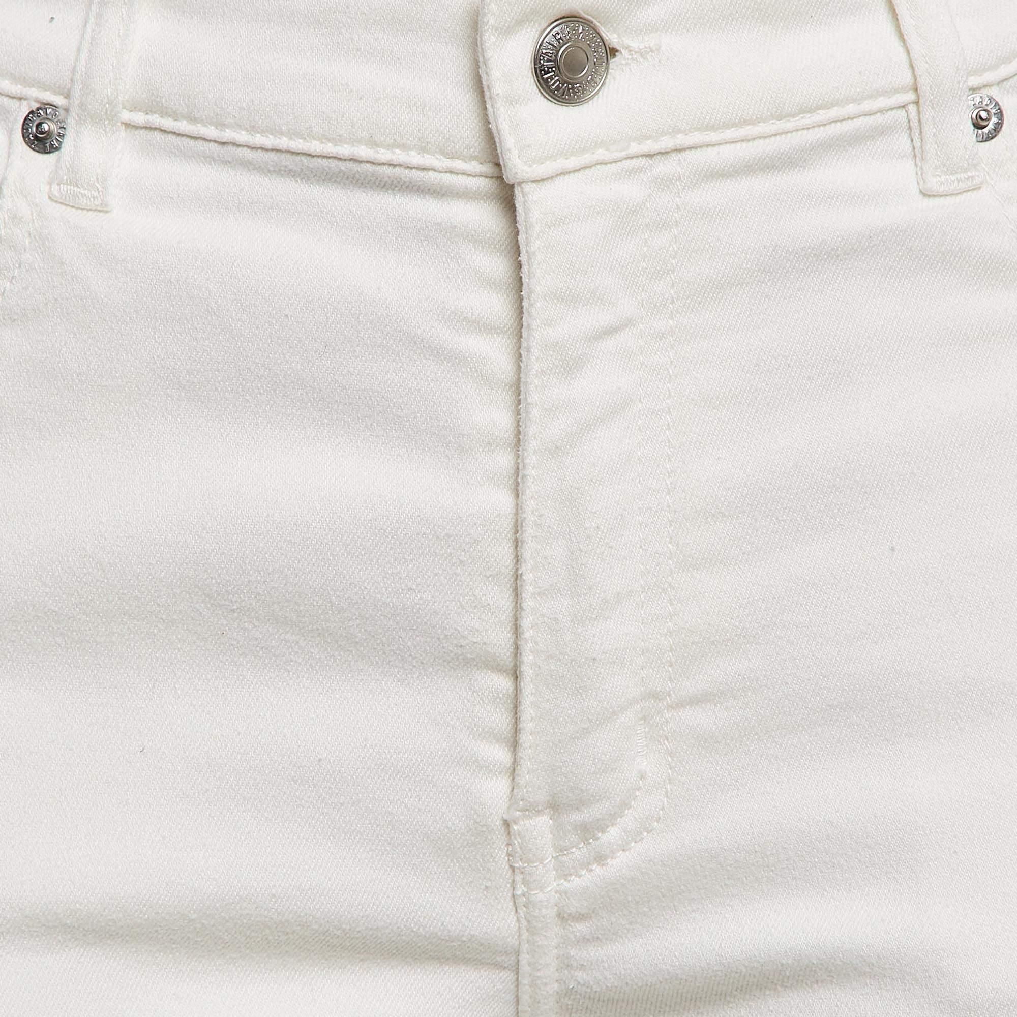 Armani Collezioni White Tie Dye Print Denim Jeans M Waist 29