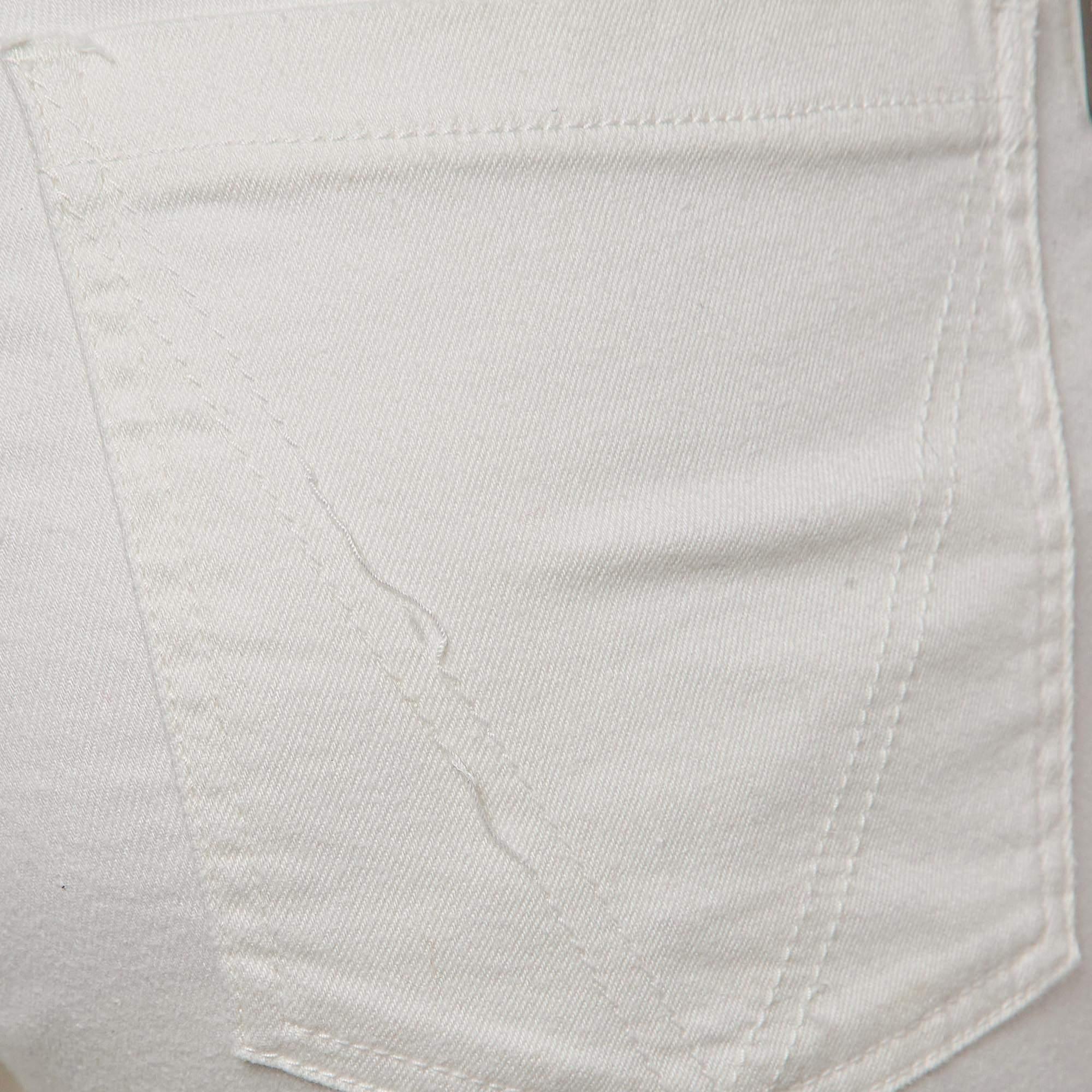 Armani Collezioni White Tie Dye Print Denim Jeans M Waist 29