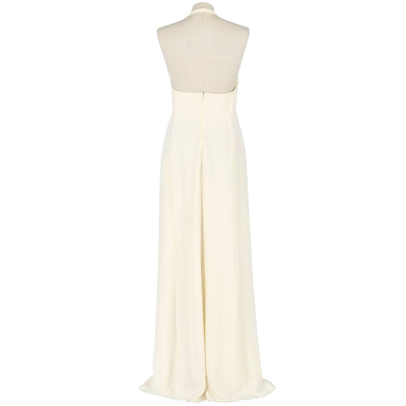 armani white dress