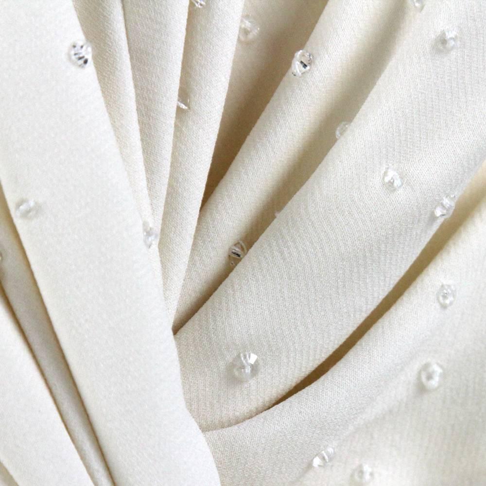 Women's Armani Ivory Silk Vintage Wedding Dress, 2000s