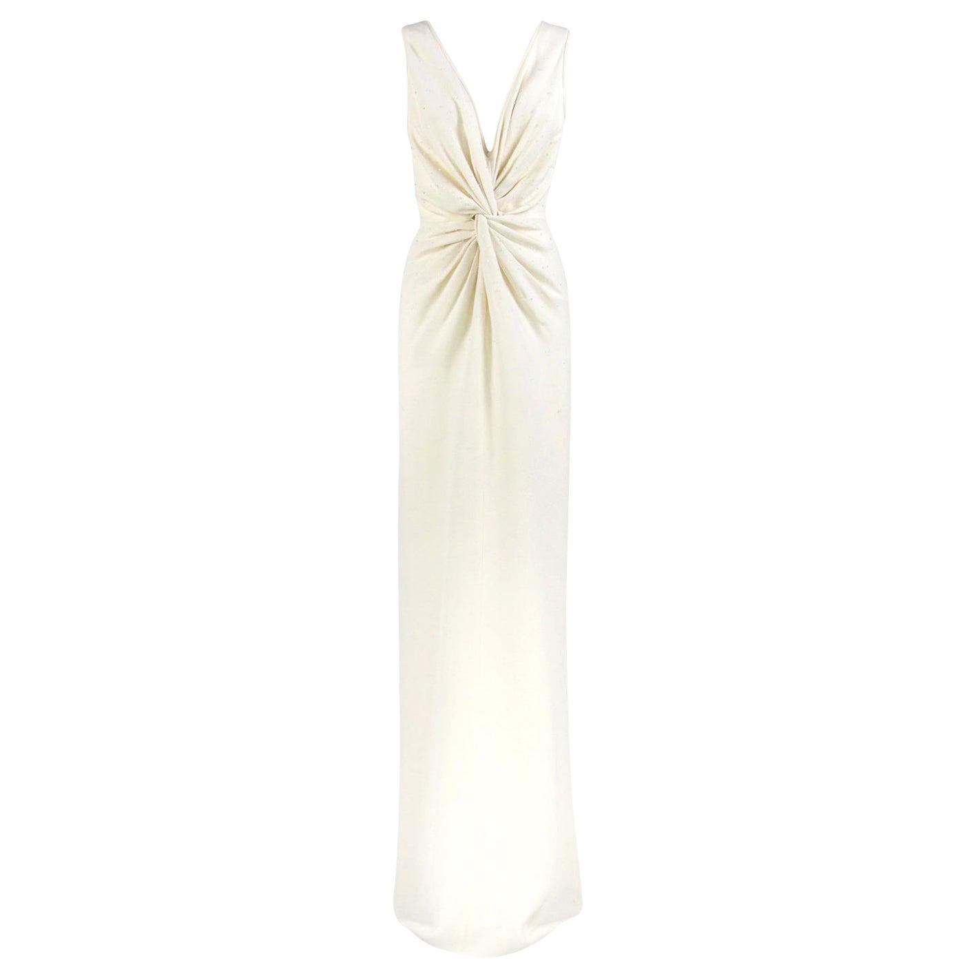 Armani Ivory Silk Vintage Wedding Dress, 2000s