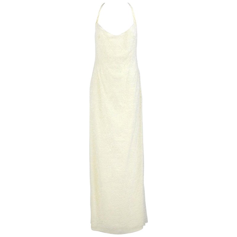 Armani Ivory Silk Wedding Dress, 2000s For Sale