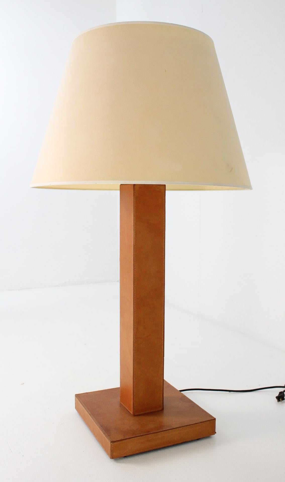 Armani Large Scale Leather Lamp, 2000, Italy 6