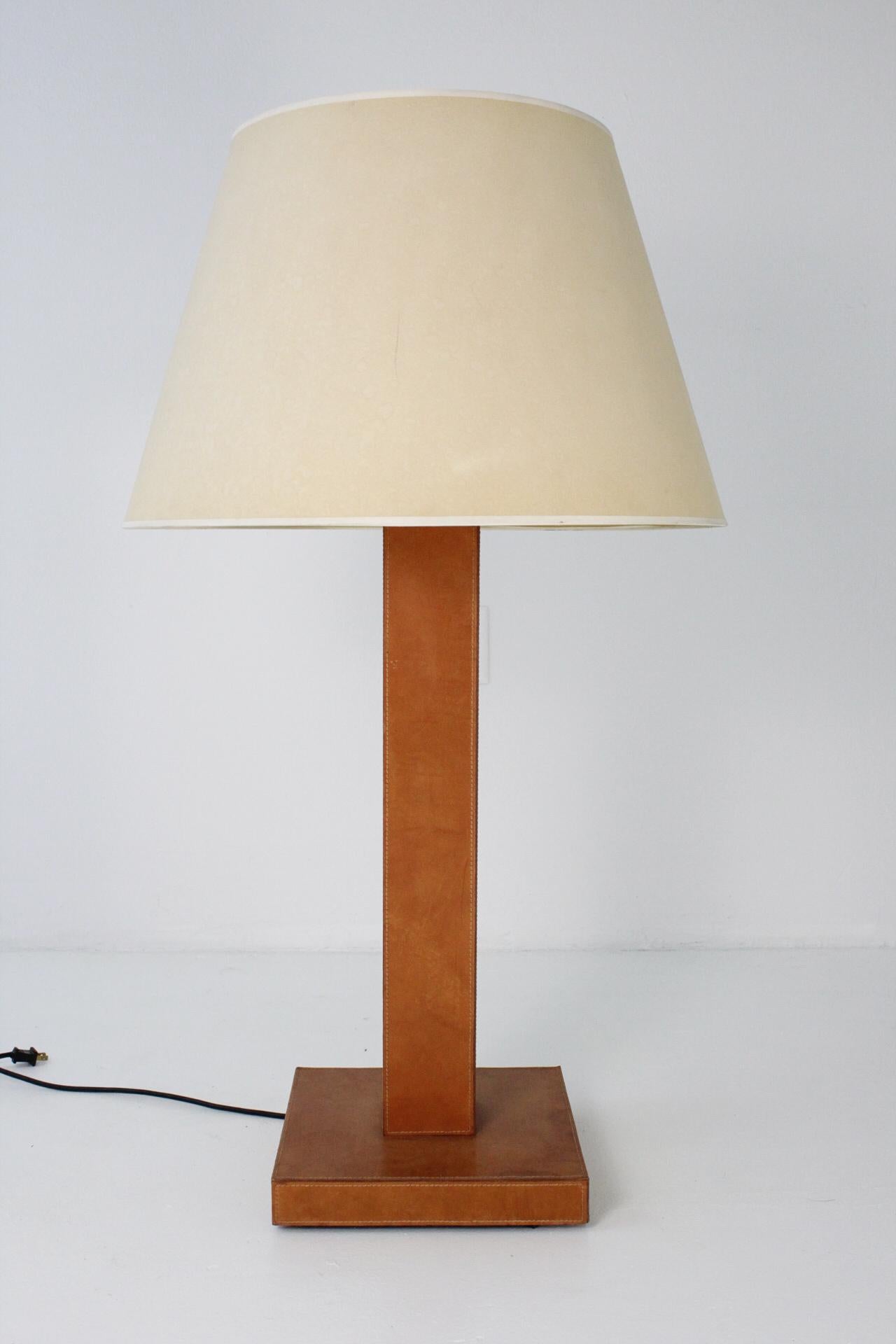 Armani Large Scale Leather Lamp, 2000, Italy 7