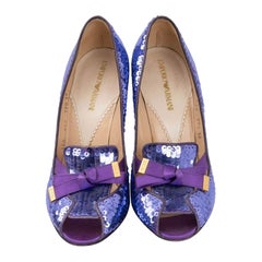 Armani Sequined Pumps, Size 38