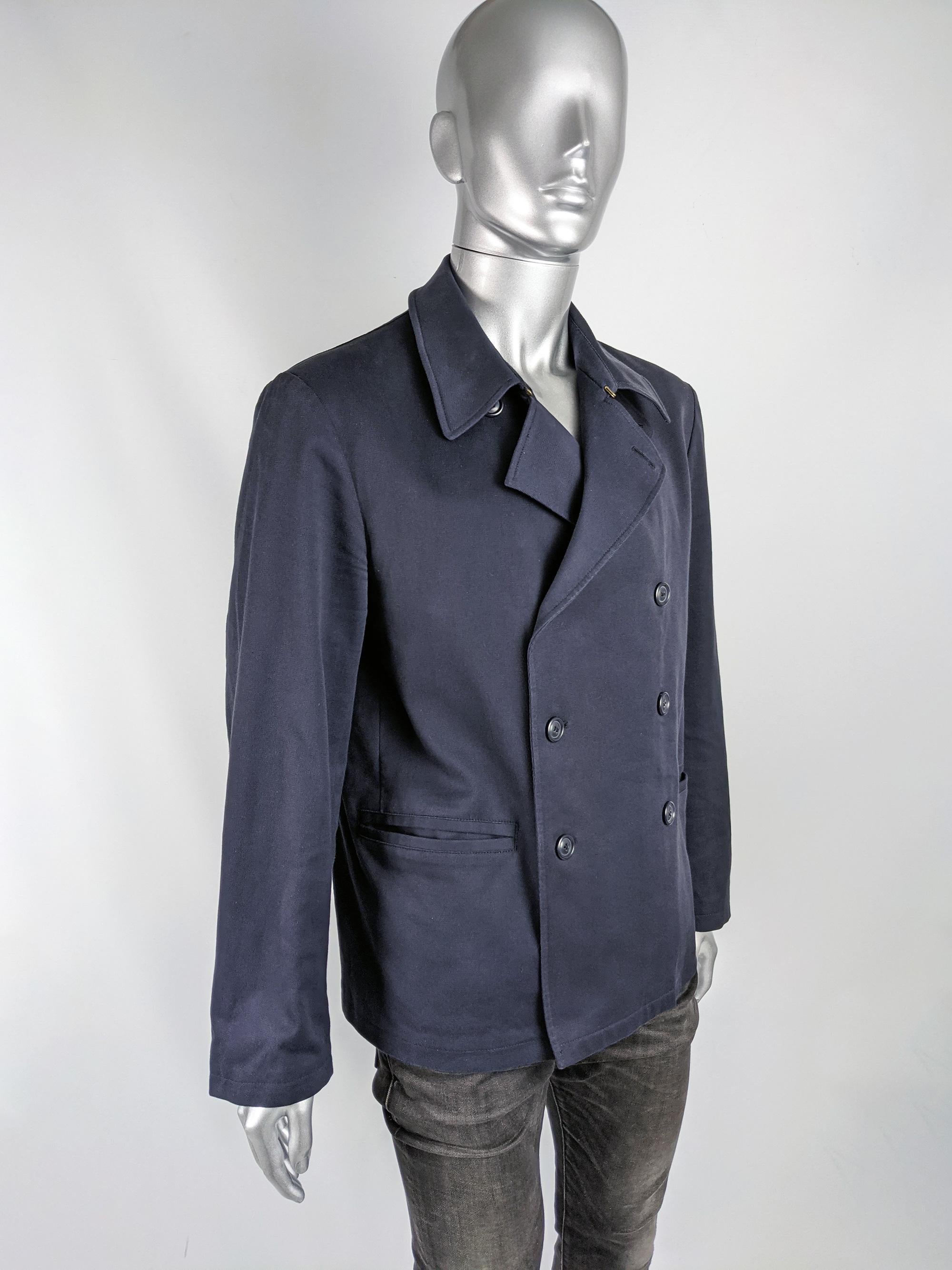 Armani Vintage Mens Blue Jacket 1