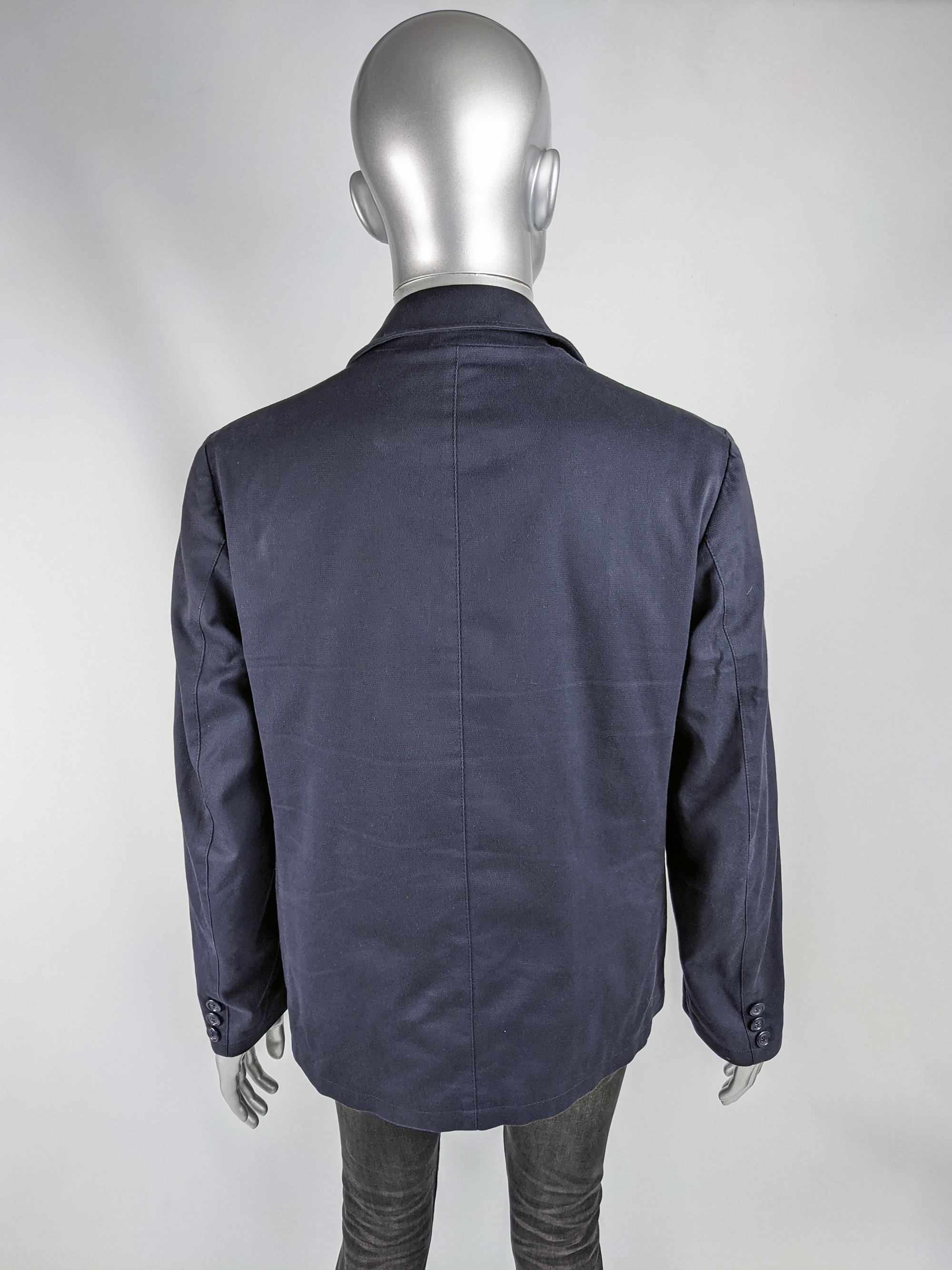 Armani Vintage Mens Blue Jacket 2