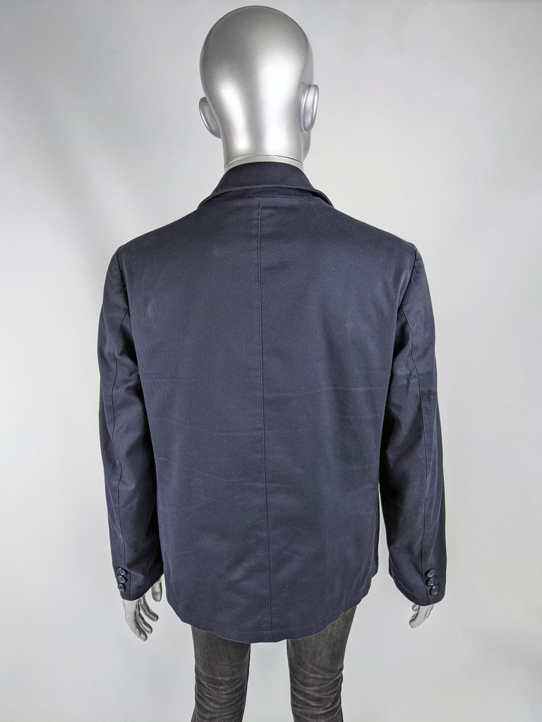 Armani Vintage Mens Blue Jacket at 1stDibs