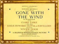 Original 1939 Autant en emporte le vent - cartes de lobby vintage