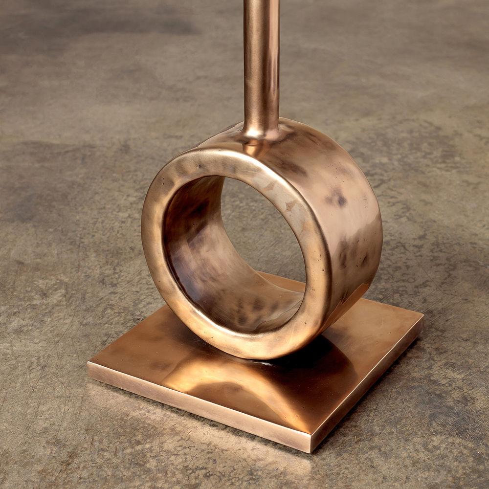 XXIe siècle et contemporain Table d'appoint de cocktail sculpturale en bronze Armato de Kelly Wearstler en vente