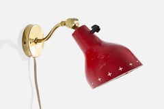 Göteborgs Armaturhantverk, Applique, Ottone, Metallo, Svezia, anni '50