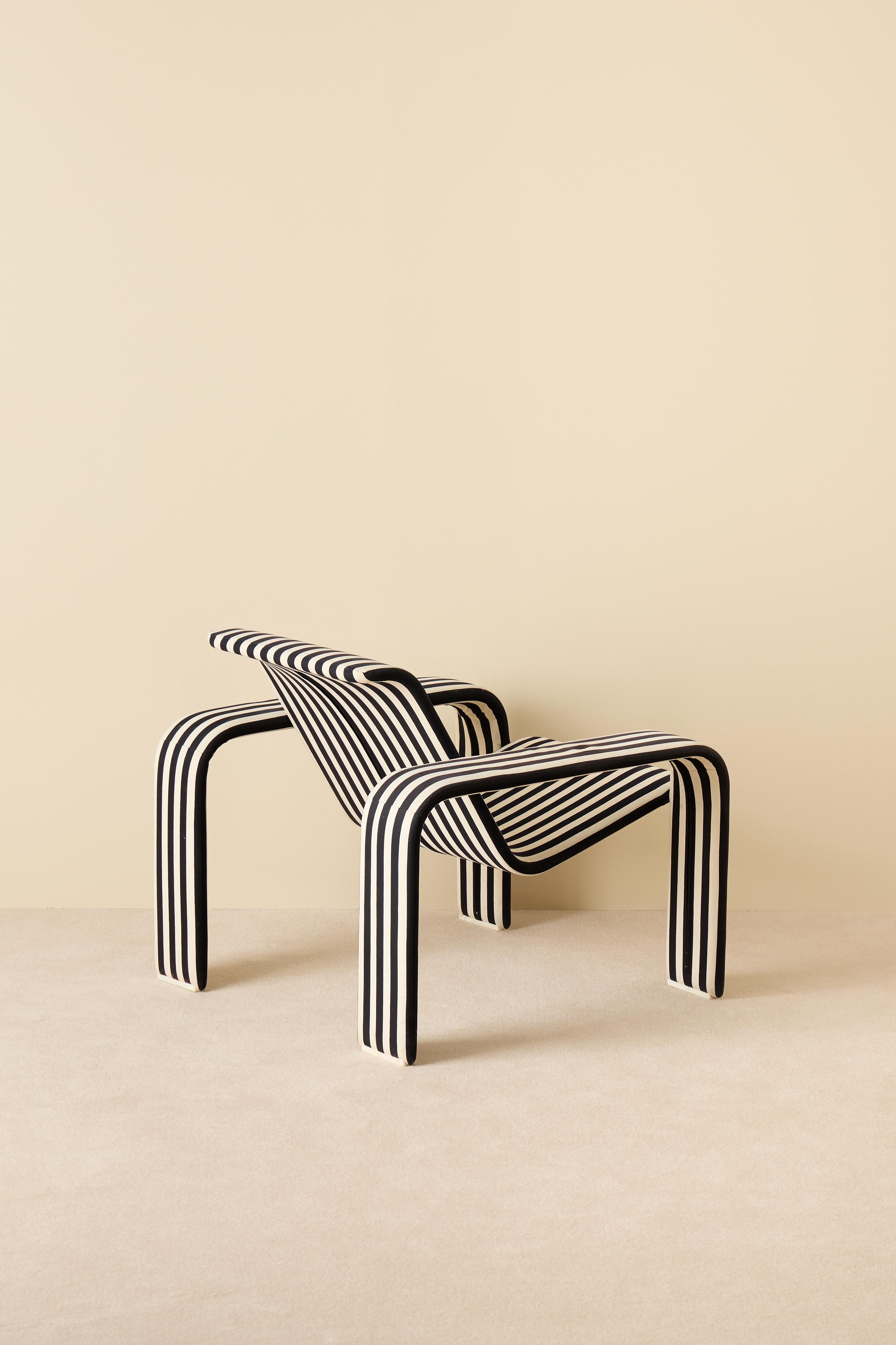 Armchair 004 by Antti & Vuokko Nurmesniemi, Finland, 1970s In Good Condition For Sale In Stockholm, SE