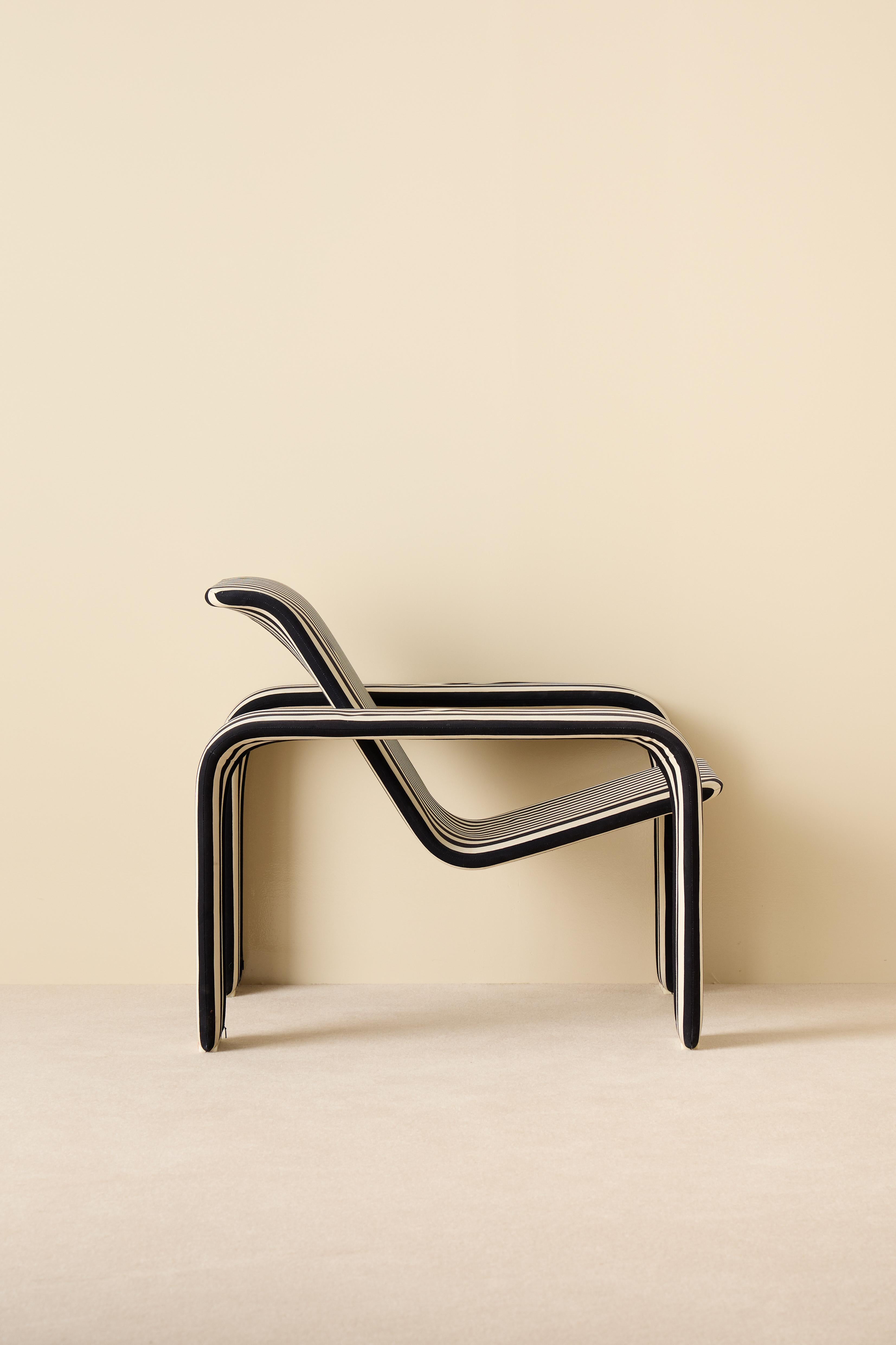 Late 20th Century Armchair 004 by Antti & Vuokko Nurmesniemi, Finland, 1970s For Sale