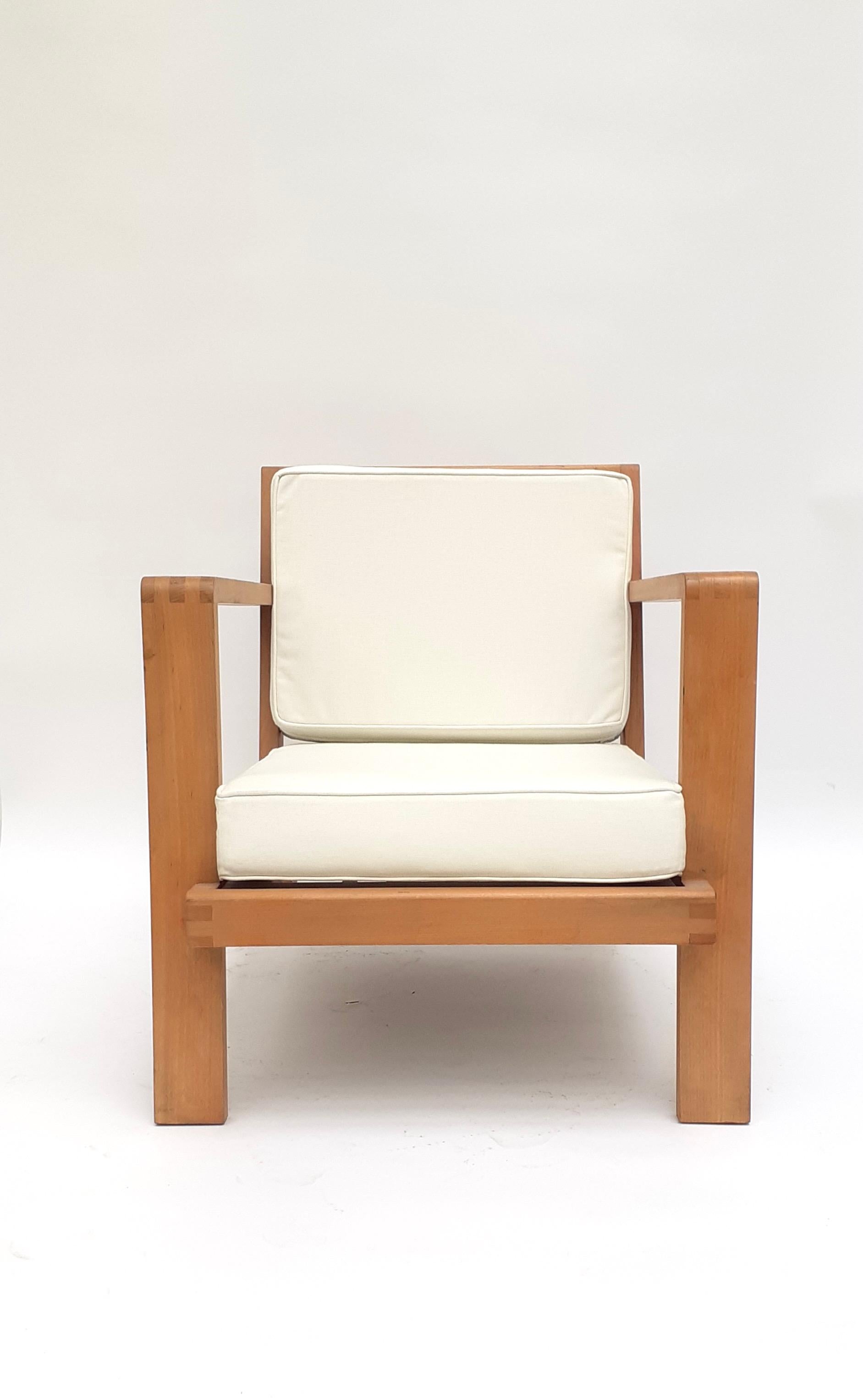 Armchair by Rene Gabriel, 1947 In Good Condition For Sale In PARIS, FR