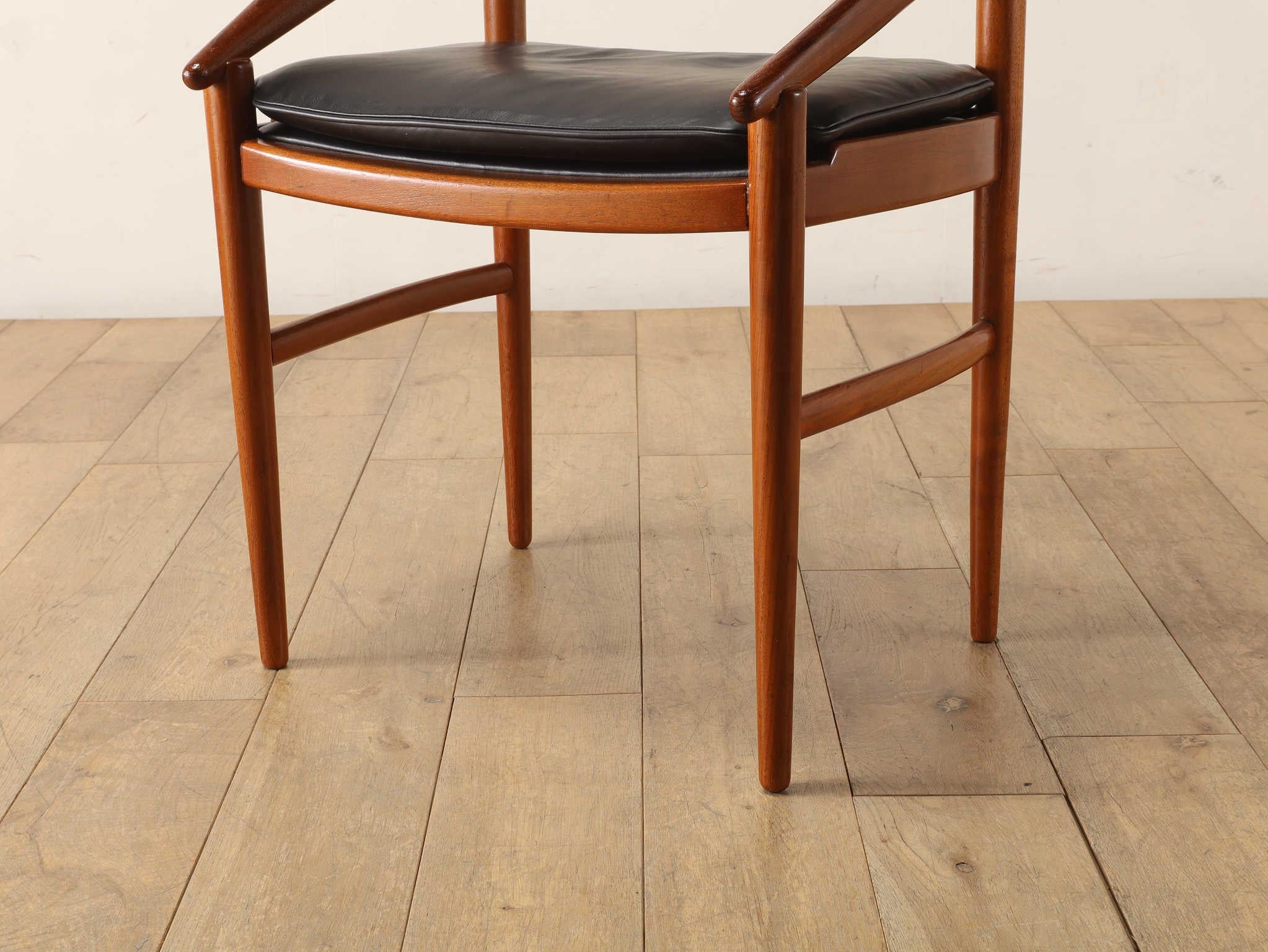 Leather Armchair 1960's For Sale