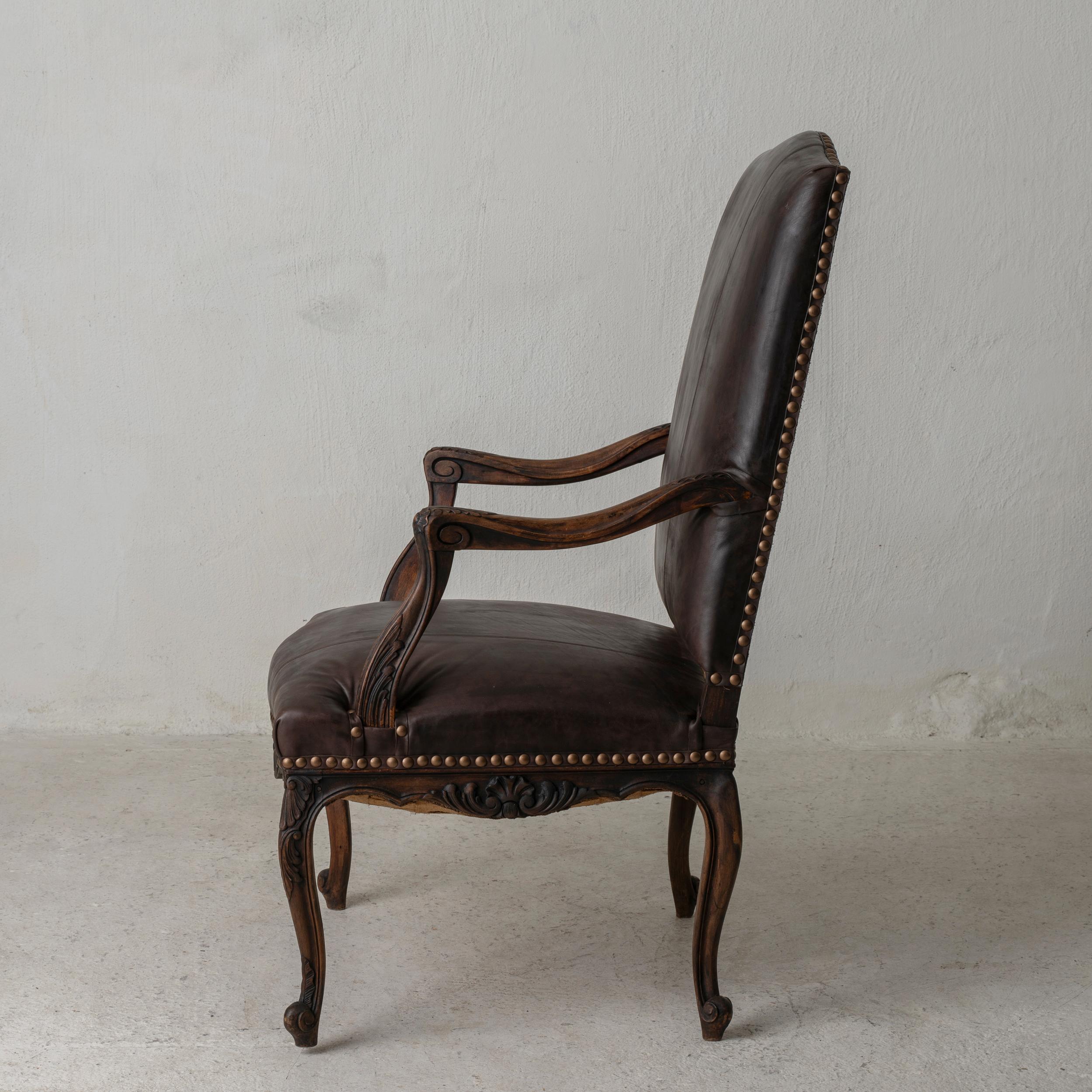 Rococo Armchair 19th century France For Sale