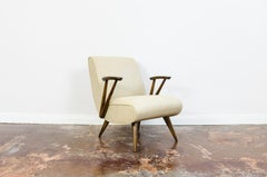 Rare Mid-Century Vintage Yellow Lounge Chair 300-110 by GFM, 1960s