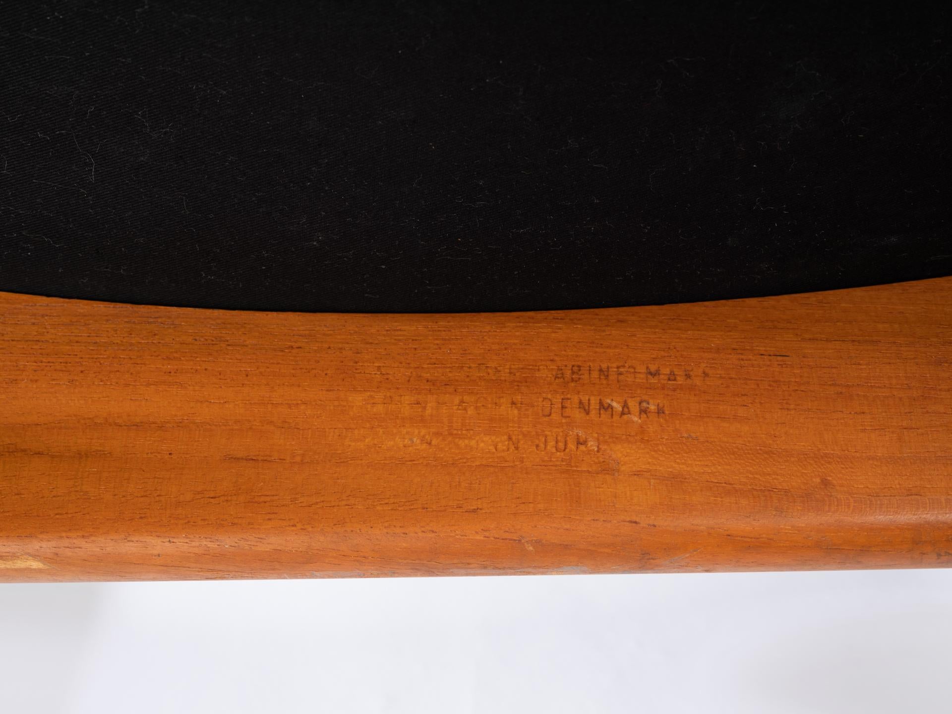 Armchair 48 Designed by Finn Juhl and Fabricated by Niels Vodder For Sale 3