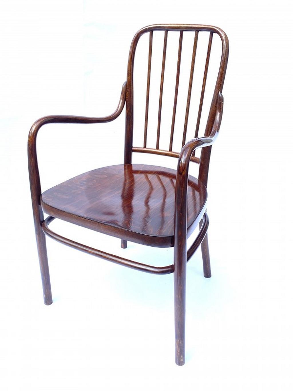 Austrian Armchair A63/F by Josef Frank for Thonet Mundus For Sale