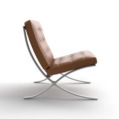 Armchair Alivar Mvsevm Model 334 Barcelona design Ludwig Mies van der Rohe Brown