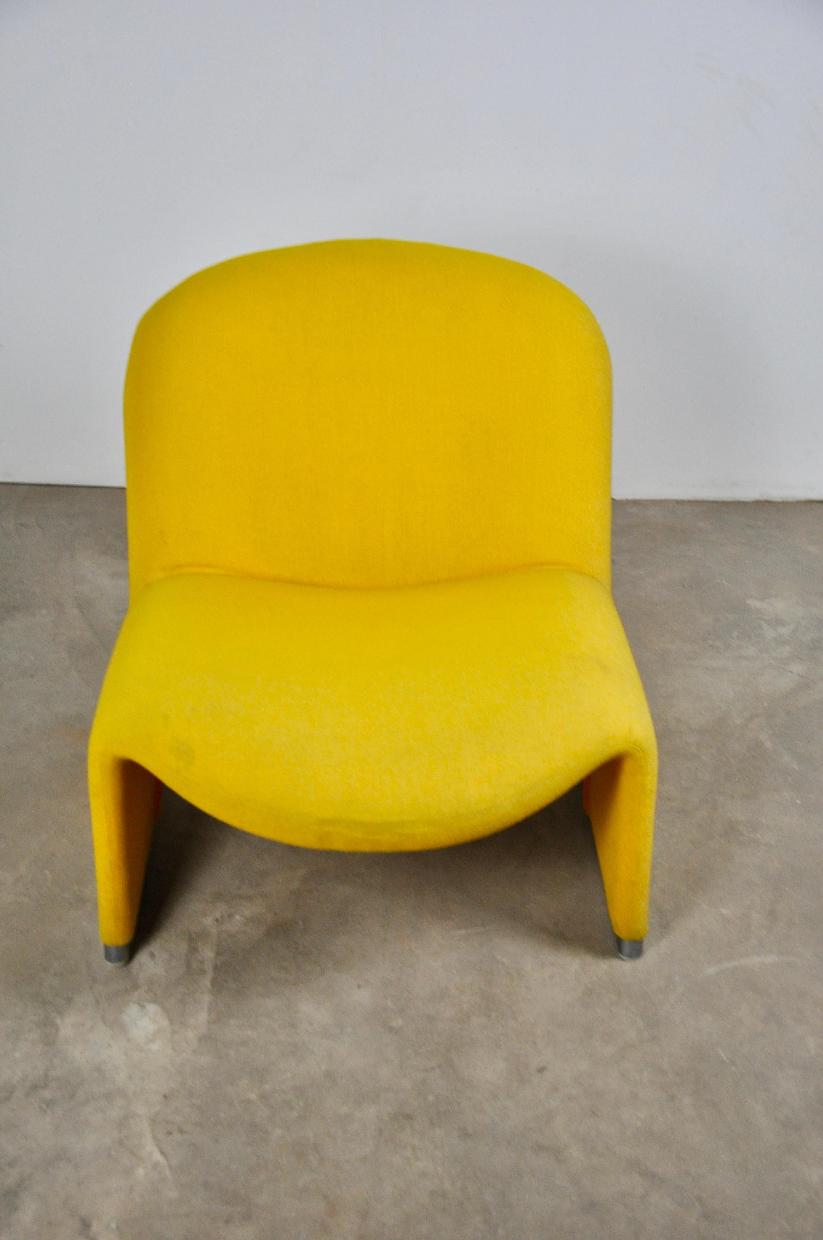 Armchair Alky by Giancarlo Piretti for Anonima Castelli, 1970s In Good Condition In bruxelles, BE